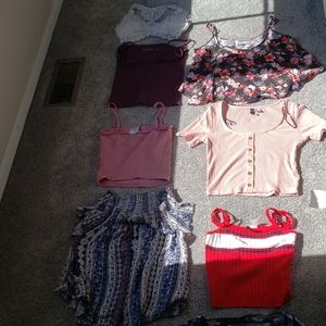 Tank Tops Shirts Hollister Pink